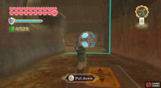 Place the Timeshift Orb on this tile.