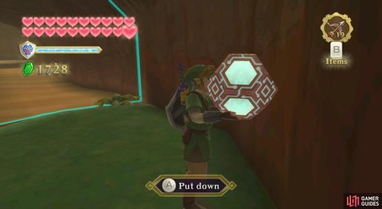 Drop the Orb far away from the fan, but close enough so you don&rsquo;t sink into the ground.