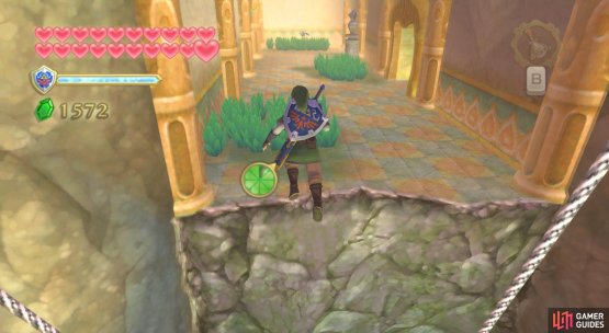 For the final jump, wait until the platform is as close to the ledge as possible.