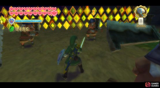 These Bokoblins will try to block your sword.
