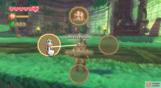 Initially you only get 4 item slots.