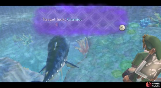 Use a spin attack to stun and defeat it.