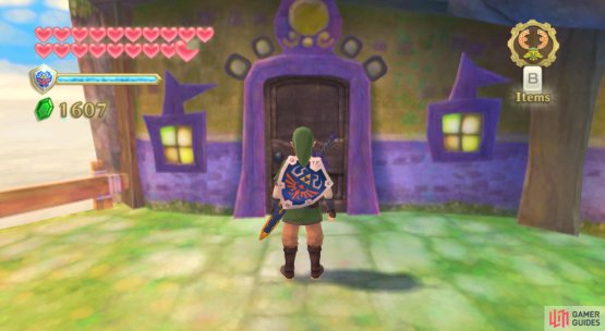 Pay a visit to Sparrot at his home.