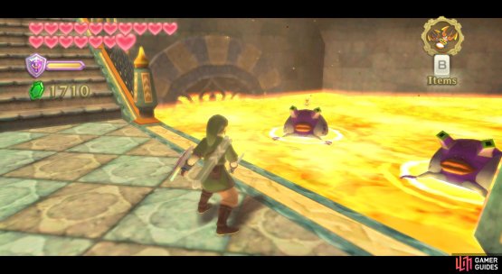 A pair of Cursed Spume in the Fire Sanctuary.