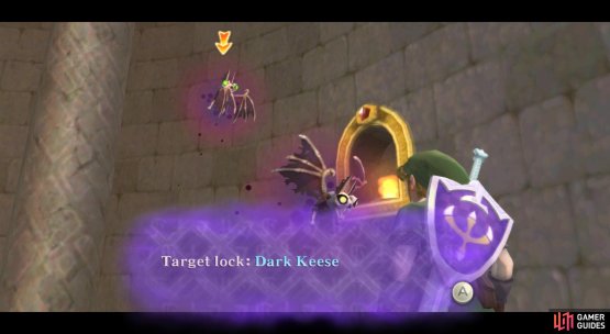 Keep slashing away when you see them, like regular Keese.