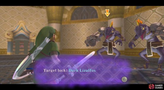 If in doubt, shield bash with the Sacred/Hylian Shield.