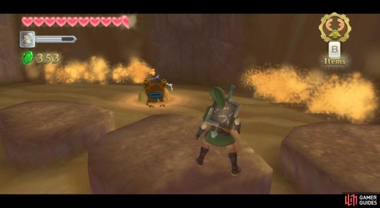 An Electro Spume in Lanayru Desert.