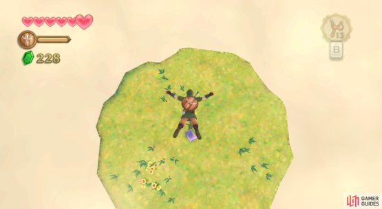 Sky-dive to this small island south from Skyloft.