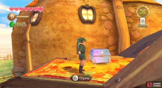 This one’s also at Pumpkin Landing, but you need to land on the roof first.