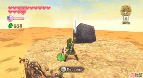 Goddess Cube: Halfway up Skipper&rsquo;s Retreat, use your Clawshots  to climb the vines off to the side.