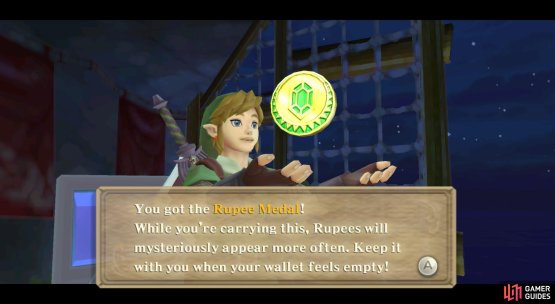 Treasure Chest: Sleep in Beedle&rsquo;s Airshop till night, then leap from the airship to the higher platform on Beedle&rsquo;s Island.