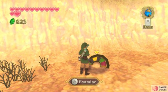 The quickest way to the party wheel is via the &ldquo;Desert Entrance&rdquo; statue.