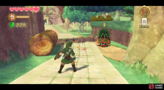 A Grass Octorok in the Deep Woods.