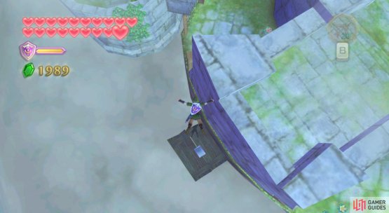 Fly to the southwestern side of Bug Rock inside the Thunderhead.