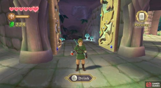 If you&rsquo;re low on hearts, take a swig from a Heart Potion!