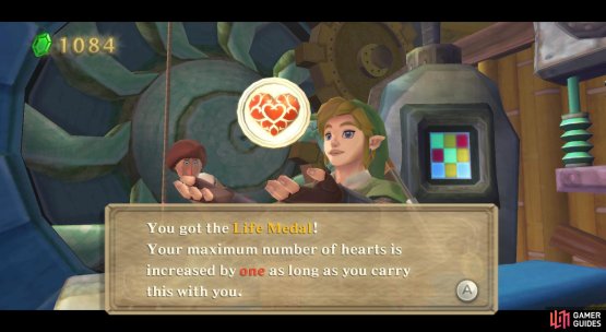 This medal boosts your maximum hearts.