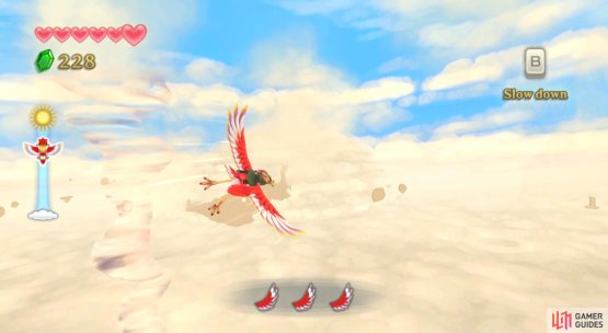 Tilt right to fly right.