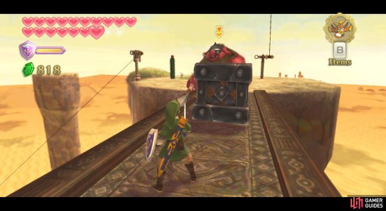 A Metal Shield Moblin at Skipper&rsquo;s Retreat.