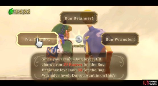 Talk to Strich to learn about his mini-game, but don&rsquo;t play it (unless you want to).