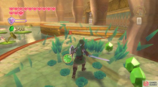 Carrying one of these medals makes rupees more likely to drop.