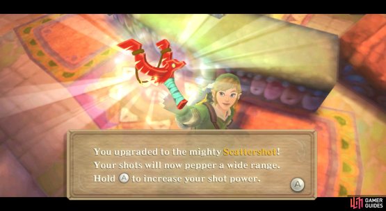 The Scattershot can shoot multiple seeds at once.