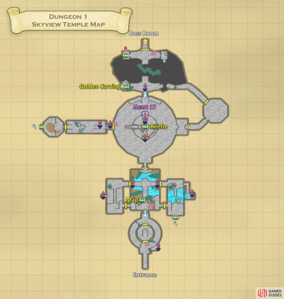 Map of Skyview Temple (1st visit).