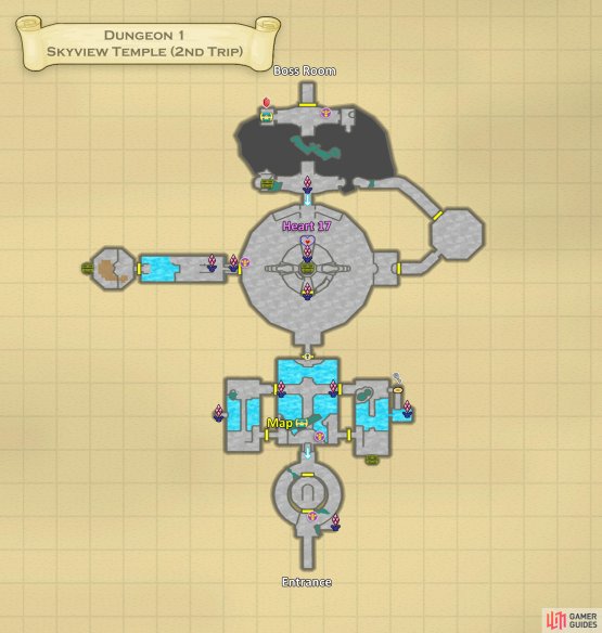Map of Skyview Temple (2nd visit).