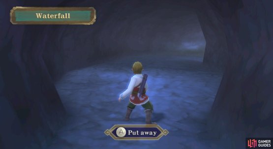 The Waterfall is a micro dungeon found in Skyloft.