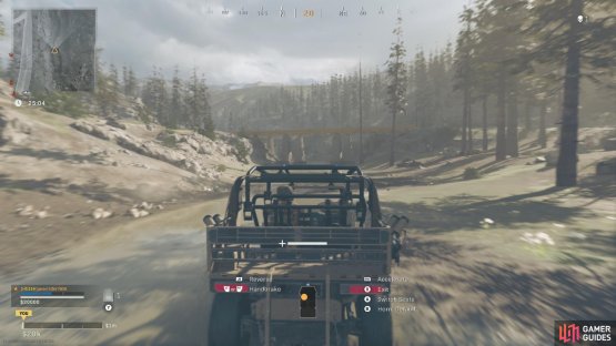 Tac Rover when driving 