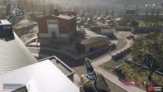 to get a good overlook of the area. 
