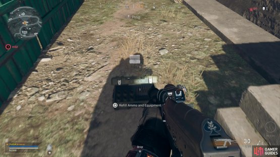 then drop it on the floor and hold square/x to refill ammo.