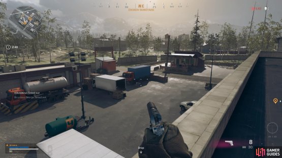 to get an overlook of the area.