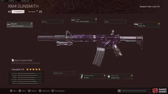 XM4 w/ Attachments