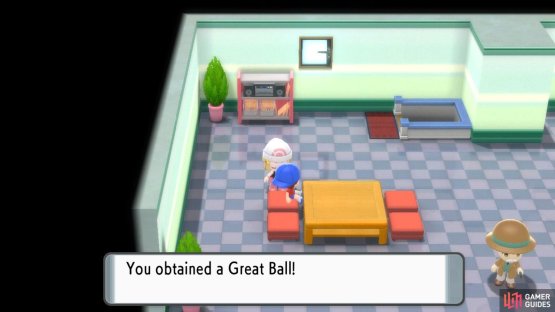 Talk to the boy sitting down for the Great Ball