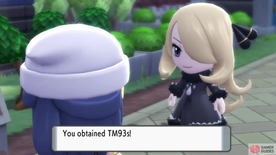 Cynthia will give you some TM93s