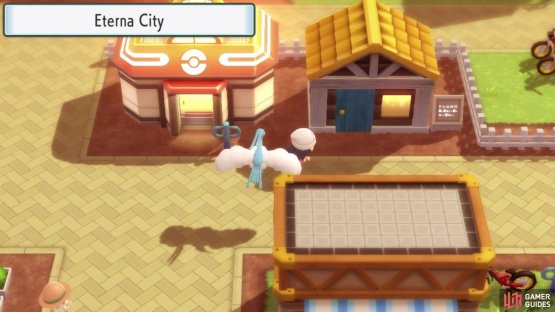 Head over to Eterna City and go into the house to the right of the Pok&eacute;mon Center