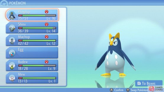 When viewing your Pok&eacute;mon party, press the R button&hellip;