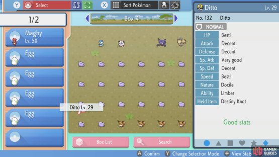 It&rsquo;ll be breeding with a Ditto that has 2 perfect IVs.
