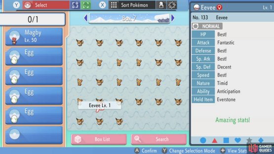 Here&rsquo;s our best female Eevee. Almost there&hellip;