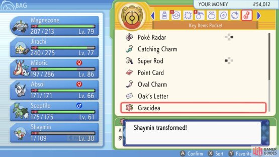 This can be used to change Shaymin into a Grass and Flying-type.