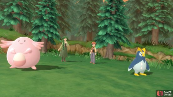 During battles, she&rsquo;ll fight with her Chansey.
