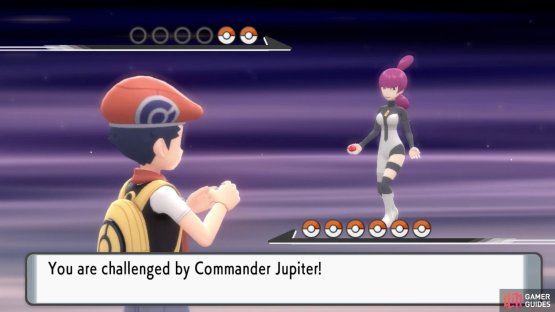 Commander Jupiter is an elite member of Team Galactic.