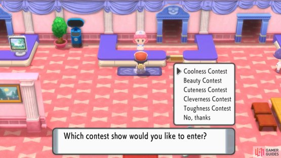 Choose what category of contest you want to enter.