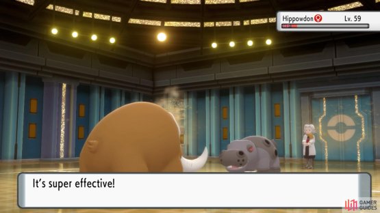 Mamoswine is a good counter, since it&rsquo;s also a Ground-type and immune to sandstorm.