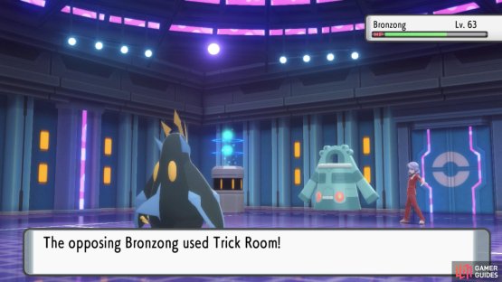 When Trick Room is up, Bronzong will likely go first since it&rsquo;s super slow.