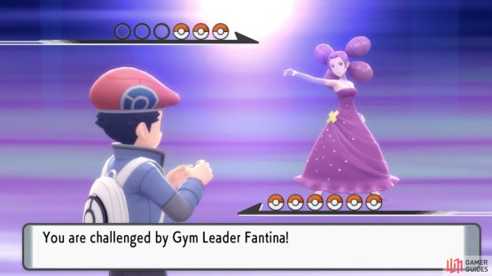 Gym Leader Fantina.