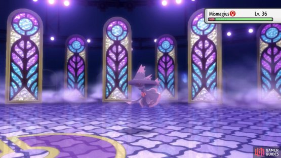 Fantina&rsquo;s Mismagius is equipped to deal with various threats.