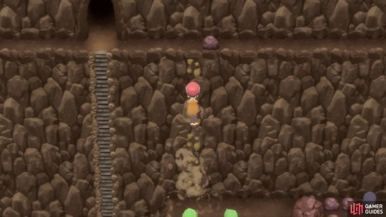 Keep going north, making one left turn. Finally, Rock Climb towards the exit.