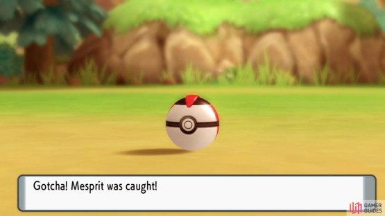 Otherwise, catching Mesprit isn&rsquo;t too bad, when it&rsquo;s not fleeing upon sight.