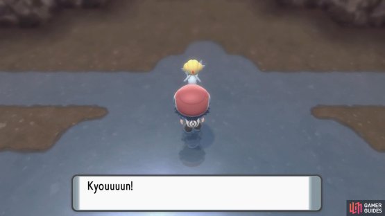Press the A button while facing Uxie to trigger a battle.